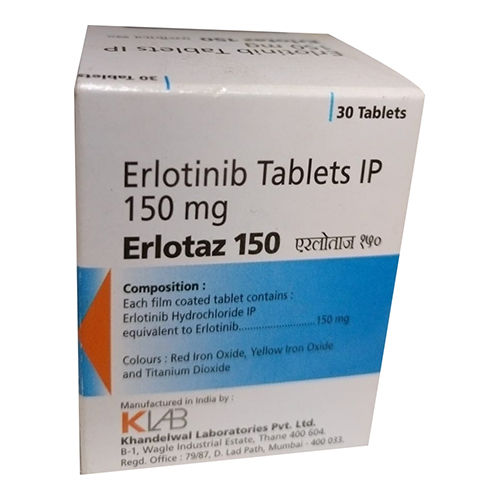 150Mkg Erlotinib Tablets Ip - Drug Type: General Medicines