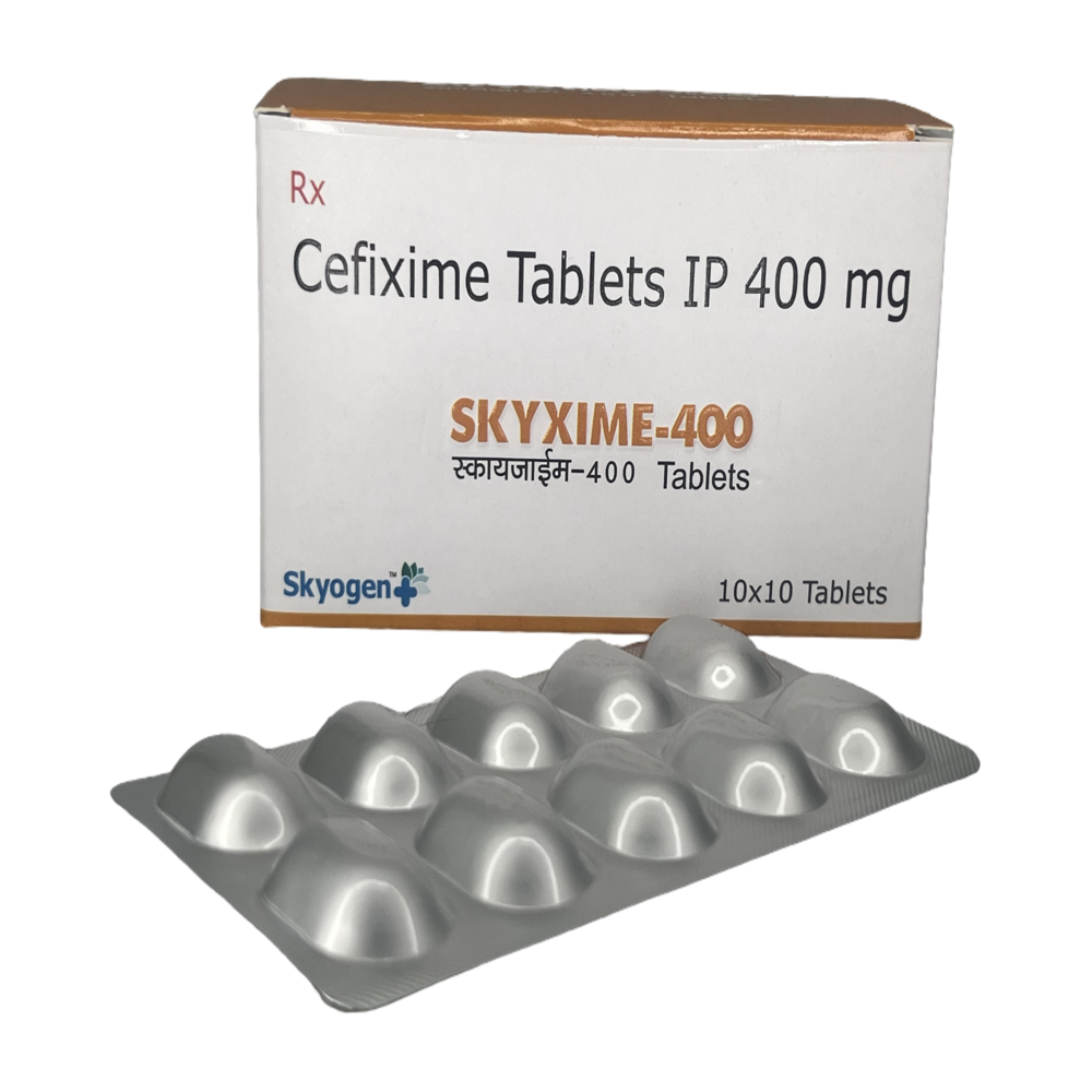Cefixime Capsules 400 Mg - Antibiotic For Bacterial Infections | Suitable For Digestive Health Management, May Cause Nausea And Diarrhea