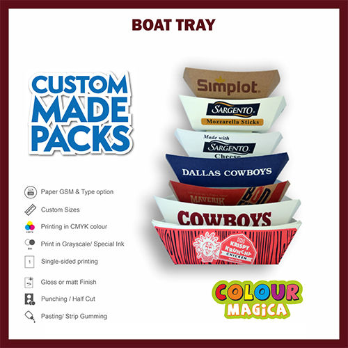 Boat Tray - Color: Multi Colour