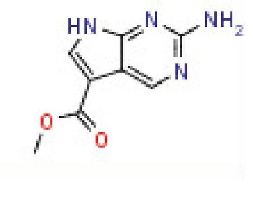 2-Amino-7h-pyrrolo[2,3-d]pyrimidin-5-carboxylic acid methyl ester