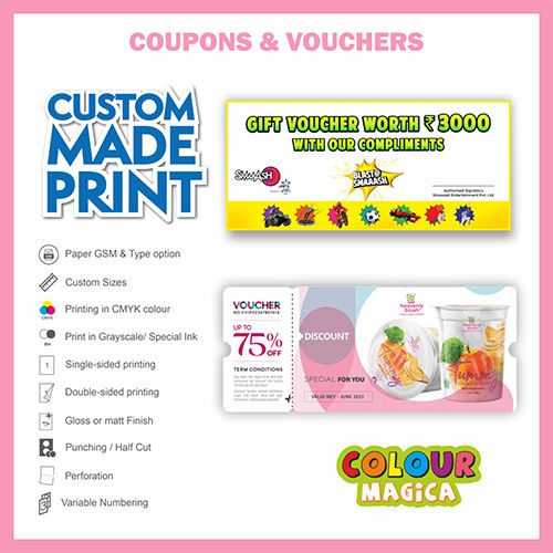 Coupons And Vouchers Printing Services