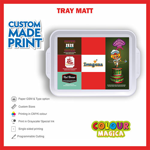 Tray Matt Printing Services