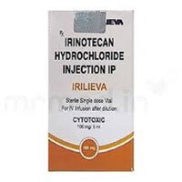 Irinotecan injection 100 mg vial