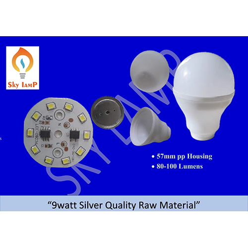 9W LED Silver Bulb Quality Raw Material