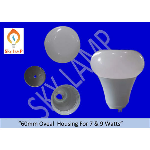 60Mm Led Bulb Oveal Housing - Material: Polypropylene