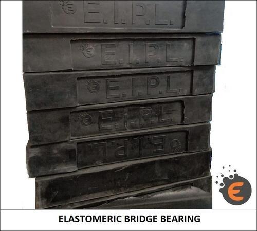 Elastomeric Bearing - Black | High Durability, Vibration Isolation, and Noise Reduction Features