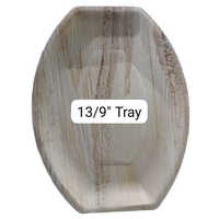13x9 Inch Areca Leaf Disposable Tray