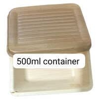500 Ml Areca Leaf Container - Color: Off White