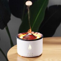 Ultrasonic Volcano Flame Diffuser - Height: 5  Centimeter (cm)
