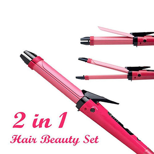 2 In 1 Hair Straightener And Curler Machine For Women - Age Group: Adult