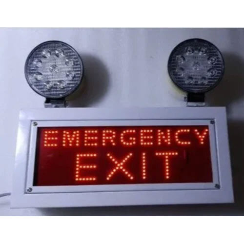 Industrial Emergency Exit Lights (His-Ee-Sing) - Charging Time: 4 Hours