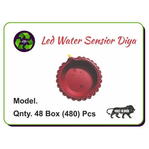 Water Sensor Diya - Color: Brown