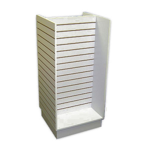 Slatwall Cubic Tower Display Stand - Color: As Per Requirement