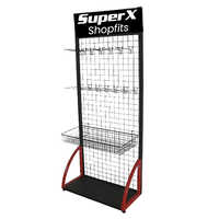 Floor Unit Metal Display Racks