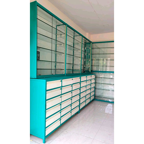 Customized Medical Shop Racks - Color: As Per Requirement