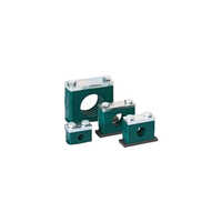 Hydraulic Tube And Pipe Clamp - Metal, 6mm To 88.9mm Size Range, Black & Green Color | Lightweight Design, Versatile For Industrial Applications