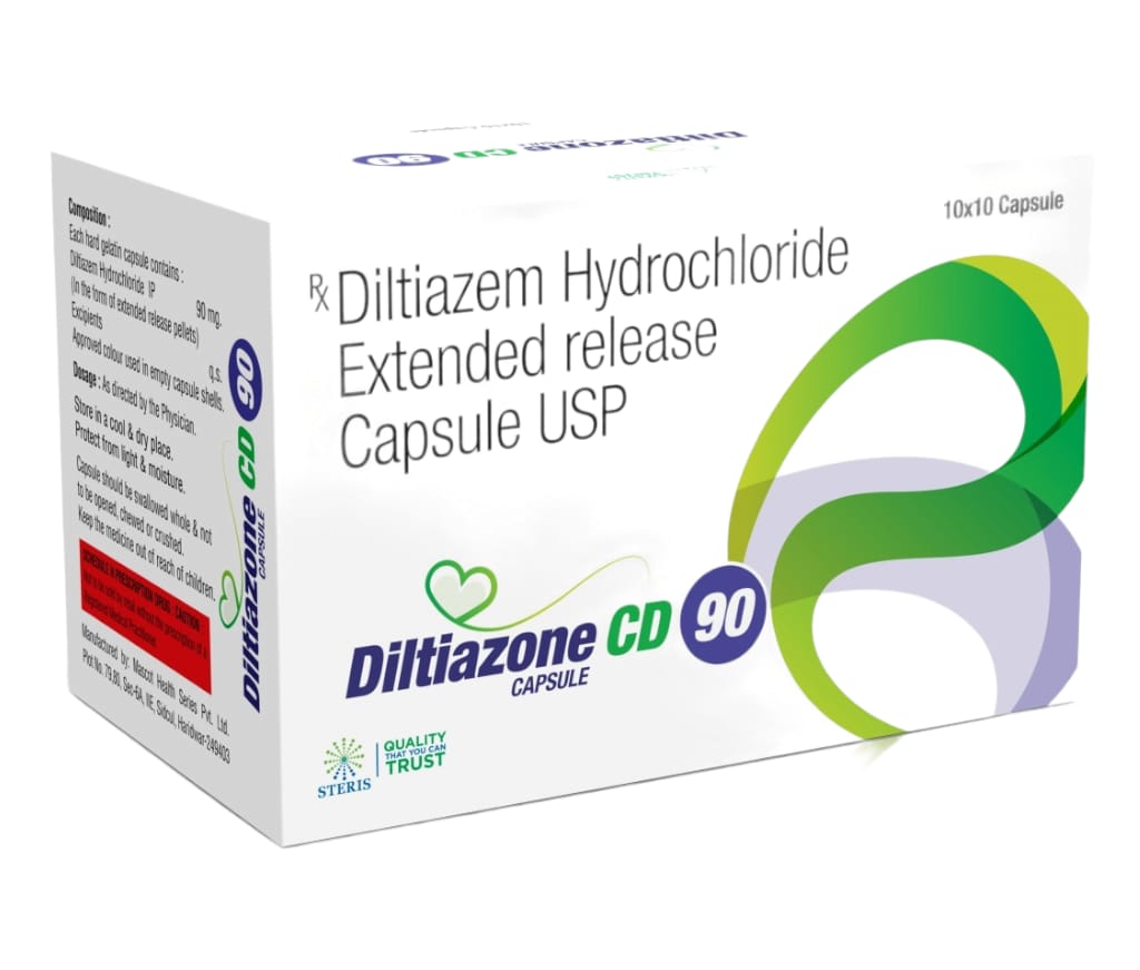 Diltiazem Hydrochloride Extended Release 90 mg