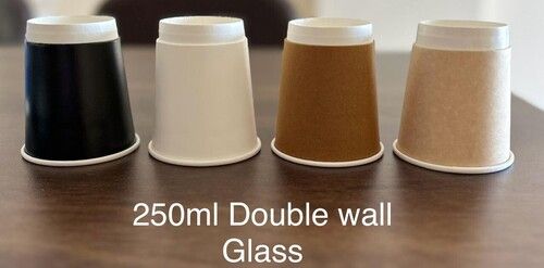 210Ml Double Wall Ripple Paper Cup - Color: Different Available