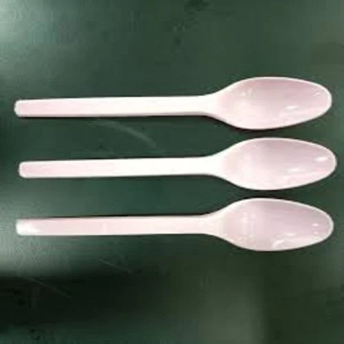 White Disposable Plastic Spoon - Application: Commercial