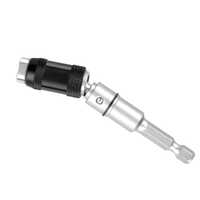 Impact Magnetic Screw Drill Tip Holder - High-Quality Metal, Various Sizes Available, Sleek Polished Finish in Black and Silver - Effortlessly Secure Screws and Drill Bits