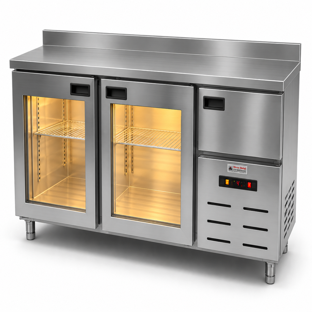 Deep Freezer - Double-Temperature | High-Quality Stainless Steel, Optimal Space Utilization for Canteen Operations