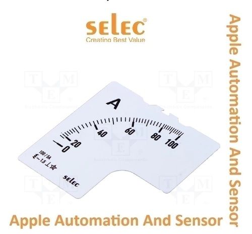 Selec SCL-AM-I-2-30/5A Analog Panel Meter - Scale Plates Type