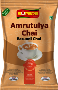 Basundi Amrutulya Chai - Available In 150 Gm, 200 Gm, 500 Gm, 1 Kg | Traditional Flavor, Aromatic Blend