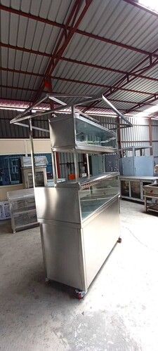 stainless steel counter