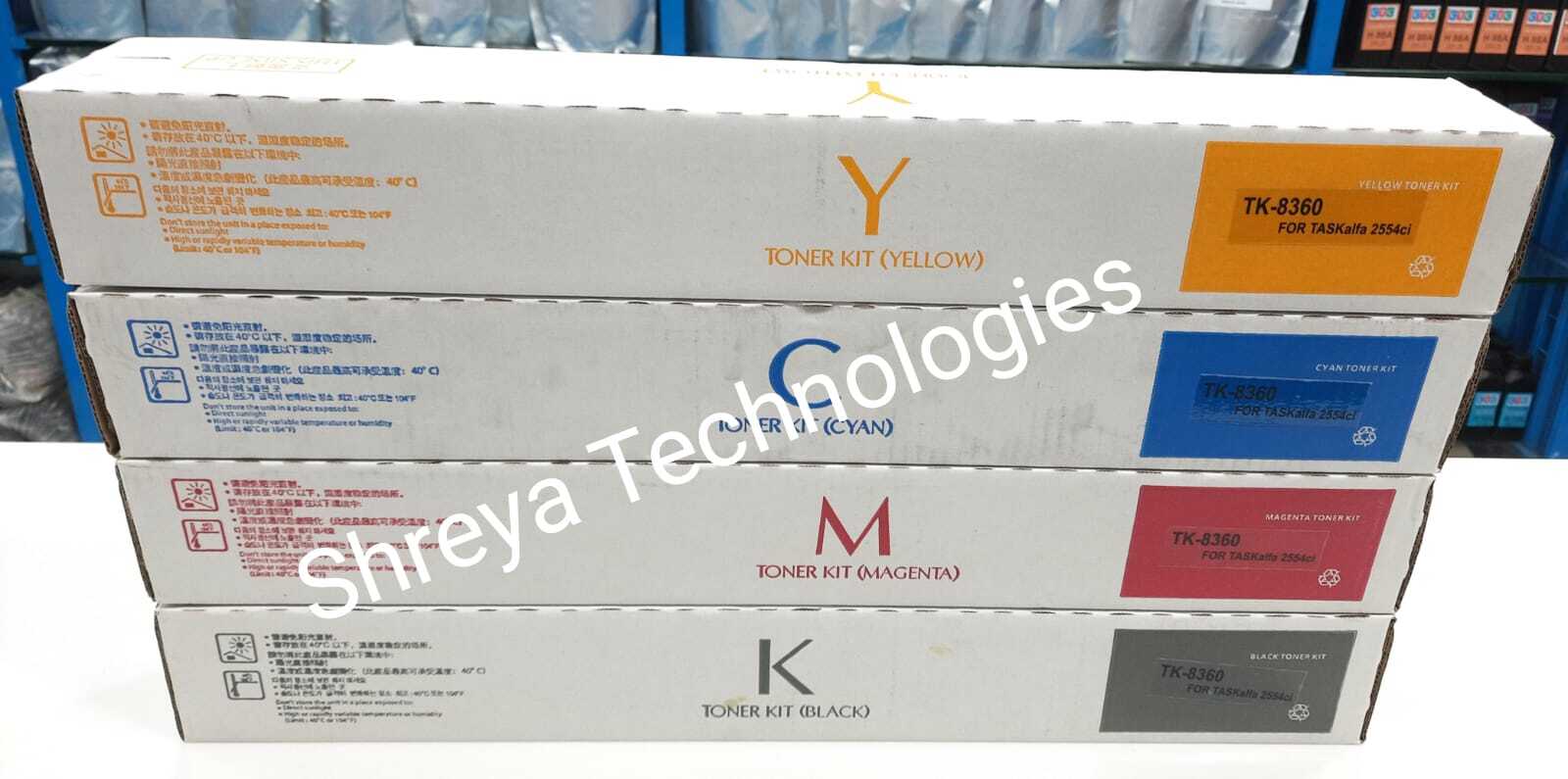 CTC Kyocera TK-8360 CYMK Compatible Toner Cartridge TASKalfa 2554CI
