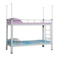 Iron Double Bunk Bed - Assembly: No Assembly Required