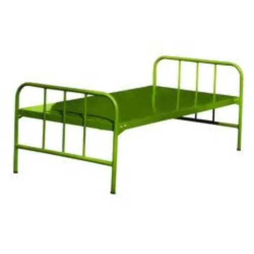 Hospital Metal Patient Bed - Color: Green