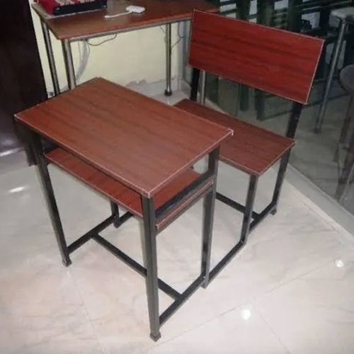 Wooden Single Seater School Desk