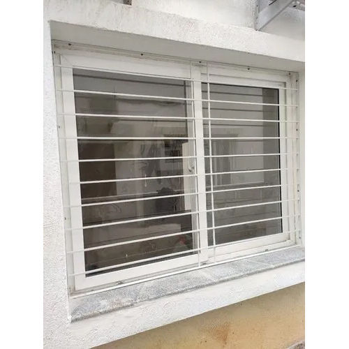 Iron Window Grill - Color: White