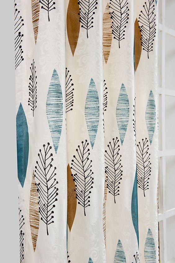 Polyester curtain printing