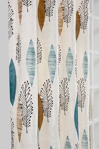 Polyester curtain printing