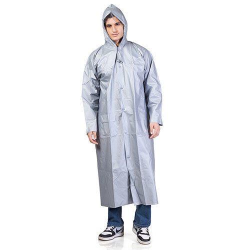 04M - SUPREME Plain PVC Mens Raincoat