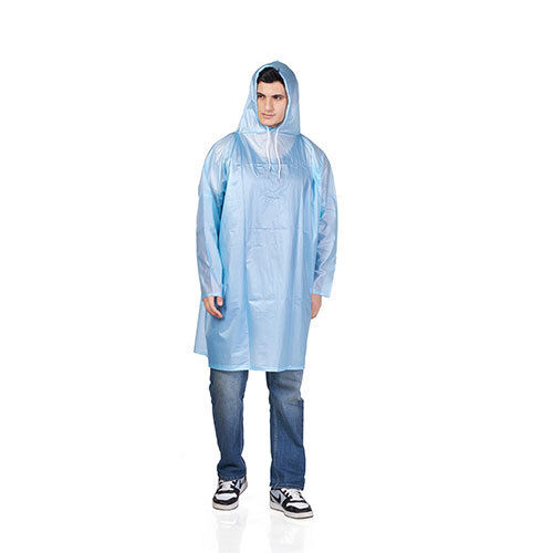 20A-M - Economy Pvc Adults Poncho - Color: Blue