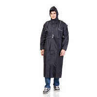 40A Trench ( Nylon ) Taping Mens Raincoat - Color: Black