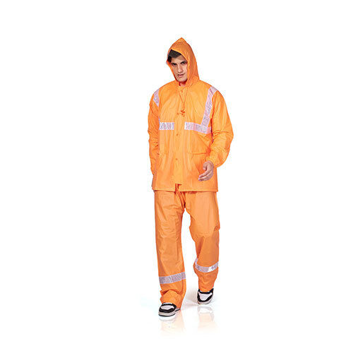 58A Marine PVC Radium Orange Rainsuit