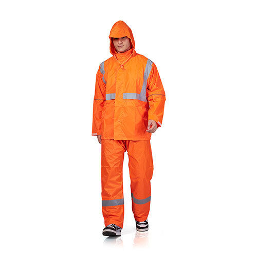 78A RIDER PU Radium & Taping Adults Orange Rainsuit