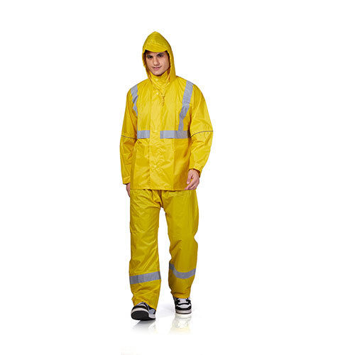 78A Rider Pu Radium & Taping Adults Yellow Rainsuit - Fabric Type: Pvc