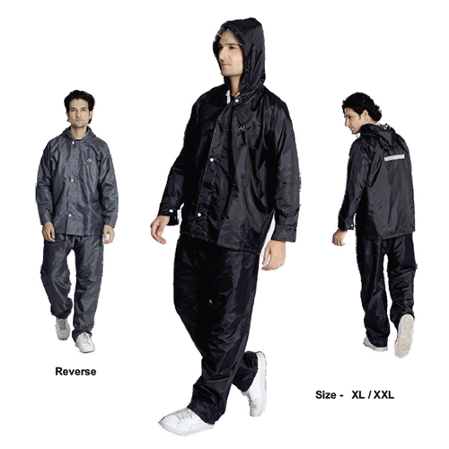90A Reversible Budget Adults Rainsuit - Fabric Type: Pvc