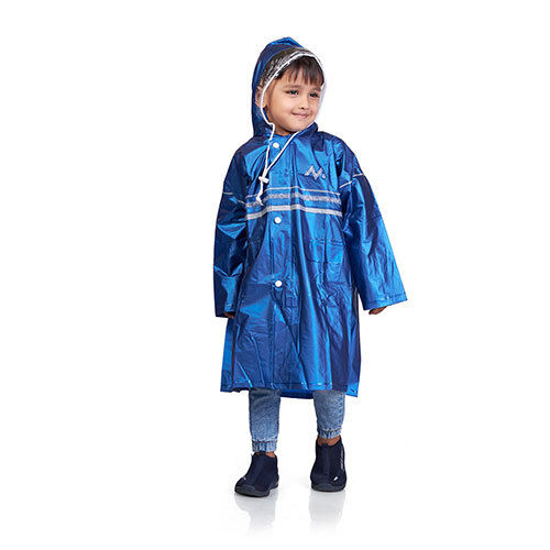 04B - SUPREME Plain PVC ( Zip & Pleat ) Kids Raincoat