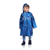 04b - Supreme Plain Pvc ( Zip & Pleat ) Kids Raincoat