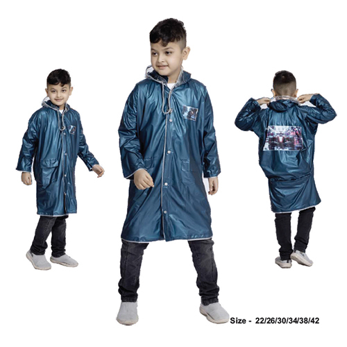 11K - Solitaire PVC ( Bag ) Kids Raincoat