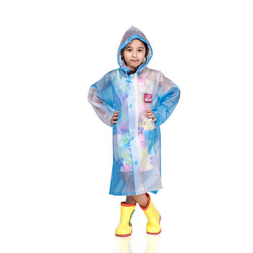 15K - Fantasy Pvc ( Zip & Pleat ) Kids Raincoat - Feature: Waterproof