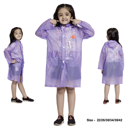 22K - ECONOMY Trans PVC Kids Raincoat