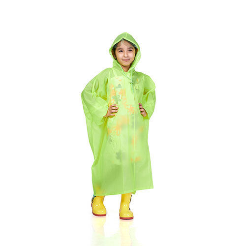 24K - Kids Pvc Poncho - Color: Green