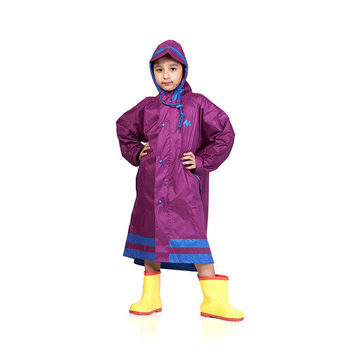 45K - Princess Taping Girls (Pleat) Raincoat - Feature: Waterproof