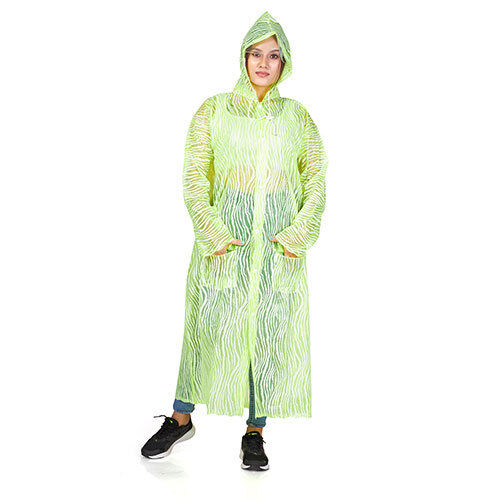 08F - GALAXY Printed PVC Womens Raincoat